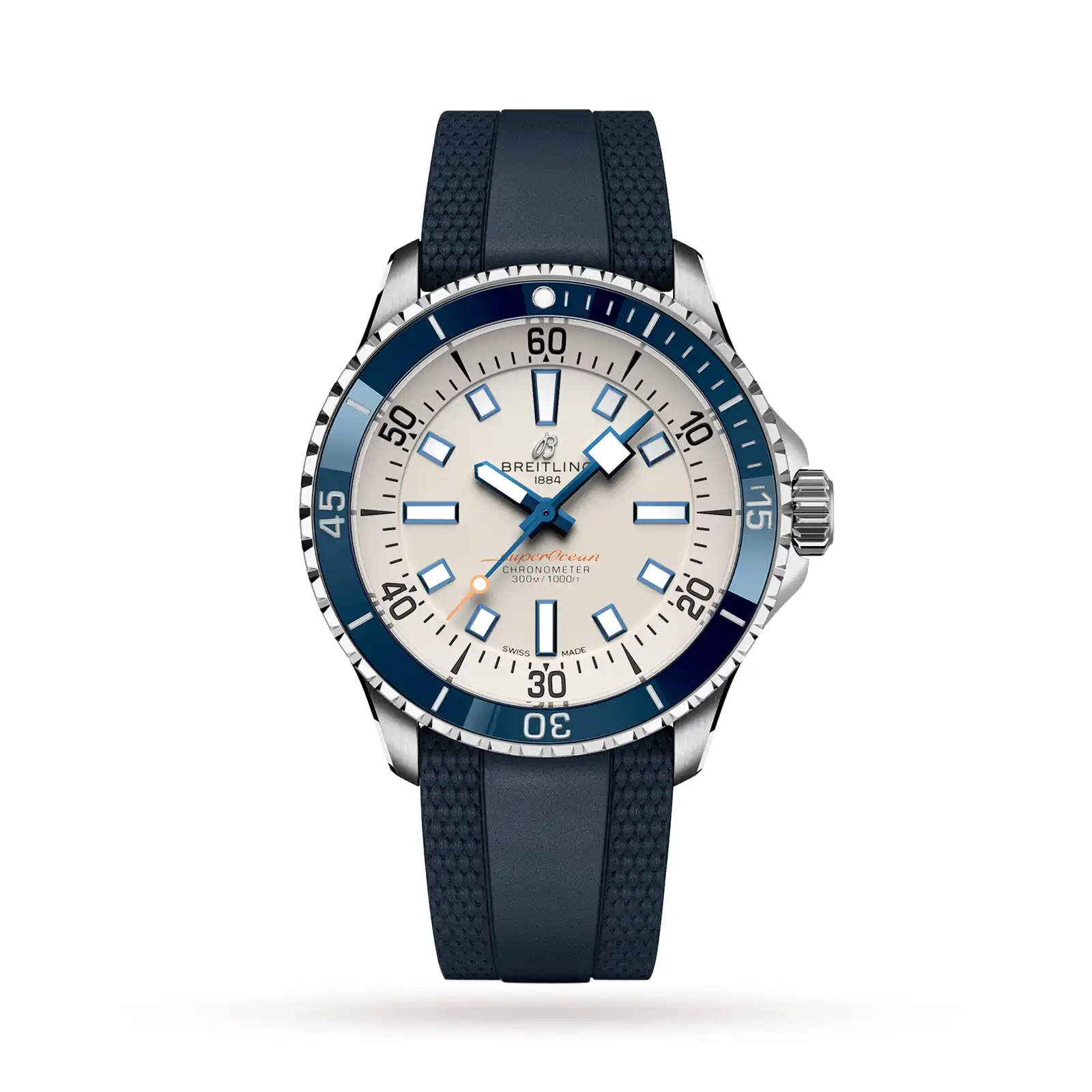 yn4s5quadvo.webp Replica Breitling Superocean Automatic 42 Stainless Steel Rubber Strap A17375E71G1S1 - Image 1