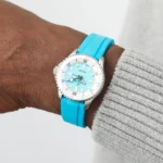 Replica Breitling Superocean Automatic 36 Stainless Steel Turquoise Rubber A17377211C1S1 - Image 6