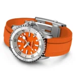Replica Breitling Superocean Automatic 36 Stainless Steel Rubber Strap A17377211O1S1 - Image 4