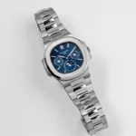 Replica Patek Philippe Nautilus 5740/1G-001 Perpetual Calendar Moon Phases Whi - Image 3
