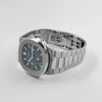 Replica Patek Philippe Nautilus 5740/1G-001 Perpetual Calendar Moon Phases Whi - Image 4