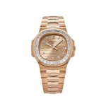 Replica Patek Philippe Nautilus 5723/1R-001 Rose Gold Diamond Bezel