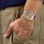 Replica Patek Philippe Nautilus 5723/1R-001 Rose Gold Diamond Bezel - Image 2