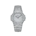 Replica Patek Philippe Nautilus 5719/10G-010 White Gold Diamond Set