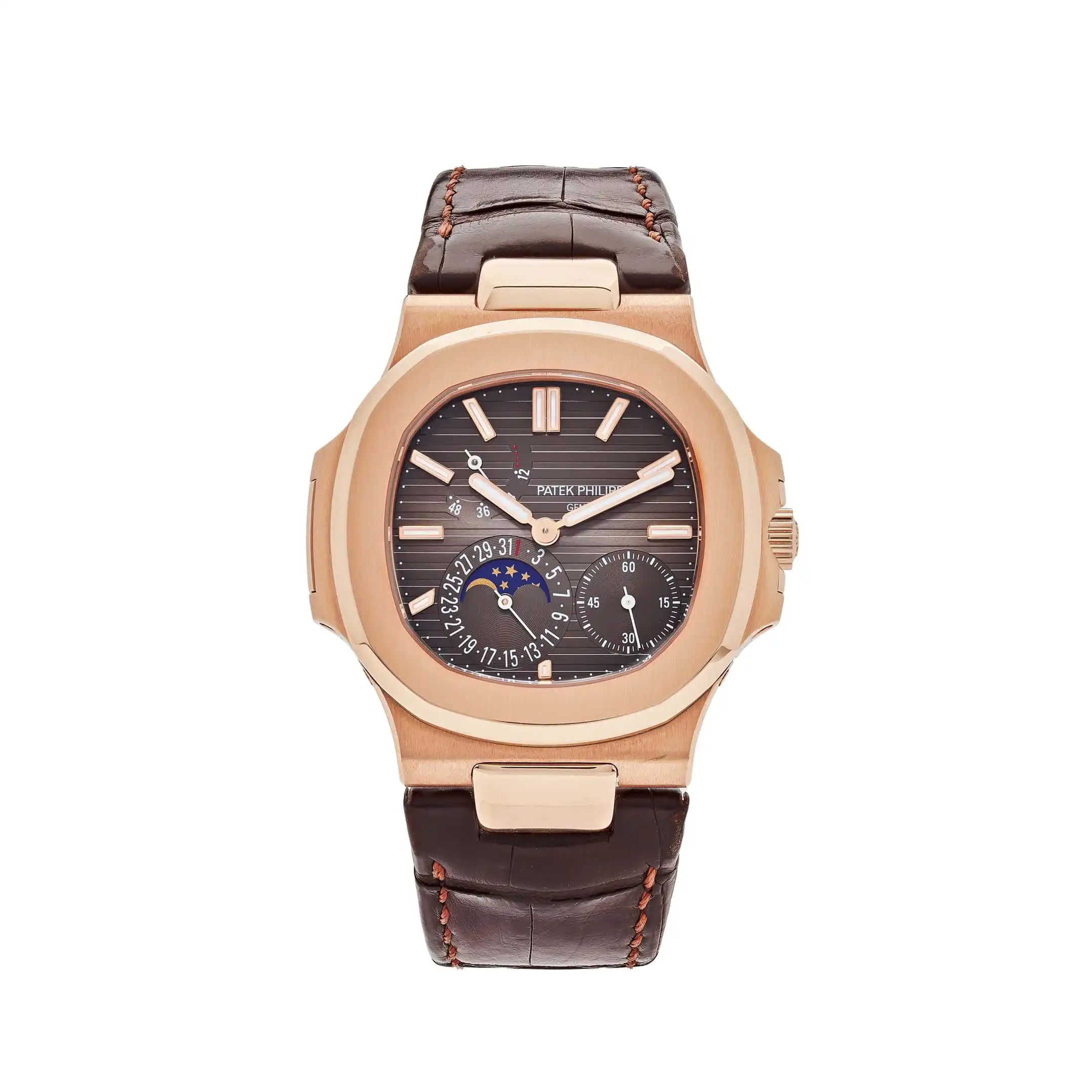 dj034rigi0u.webp Replica Patek Philippe Nautilus 5712R-001 Moon Phases Rose Gold - Image 1