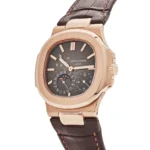 Replica Patek Philippe Nautilus 5712R-001 Moon Phases Rose Gold - Image 3