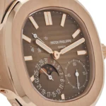 Replica Patek Philippe Nautilus 5712/1R-001 Moon Phases Rose Gold - Image 3