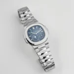 Replica Patek Philippe Nautilus 5712/1A-001 Moon Phases Stainless Steel Blue D - Image 3
