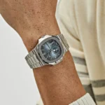 Replica Patek Philippe Nautilus 5712/1A-001 'Tiffany u0026 Co' Moon Phases Stainless Steel - Image 2