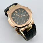 Replica Patek Philippe Nautilus 5711R-001 Rose Gold Brown Dial - Image 2