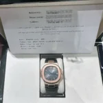 Replica Patek Philippe Nautilus 5711R-001 Rose Gold Brown Dial - Image 11