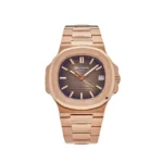 Replica Patek Philippe Nautilus 5711/1R-001 Rose Gold Brown Dial
