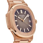 Replica Patek Philippe Nautilus 5711/1R-001 Rose Gold Brown Dial - Image 3