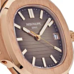 Replica Patek Philippe Nautilus 5711/1R-001 Rose Gold Brown Dial - Image 4