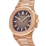 Replica Patek Philippe Nautilus 5711/1R-001 Rose Gold Brown Dial - Image 5