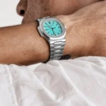 Replica Patek Philippe Nautilus 5711/1A-018 'Tiffany u0026 Co.' Blue Dial - Image 2