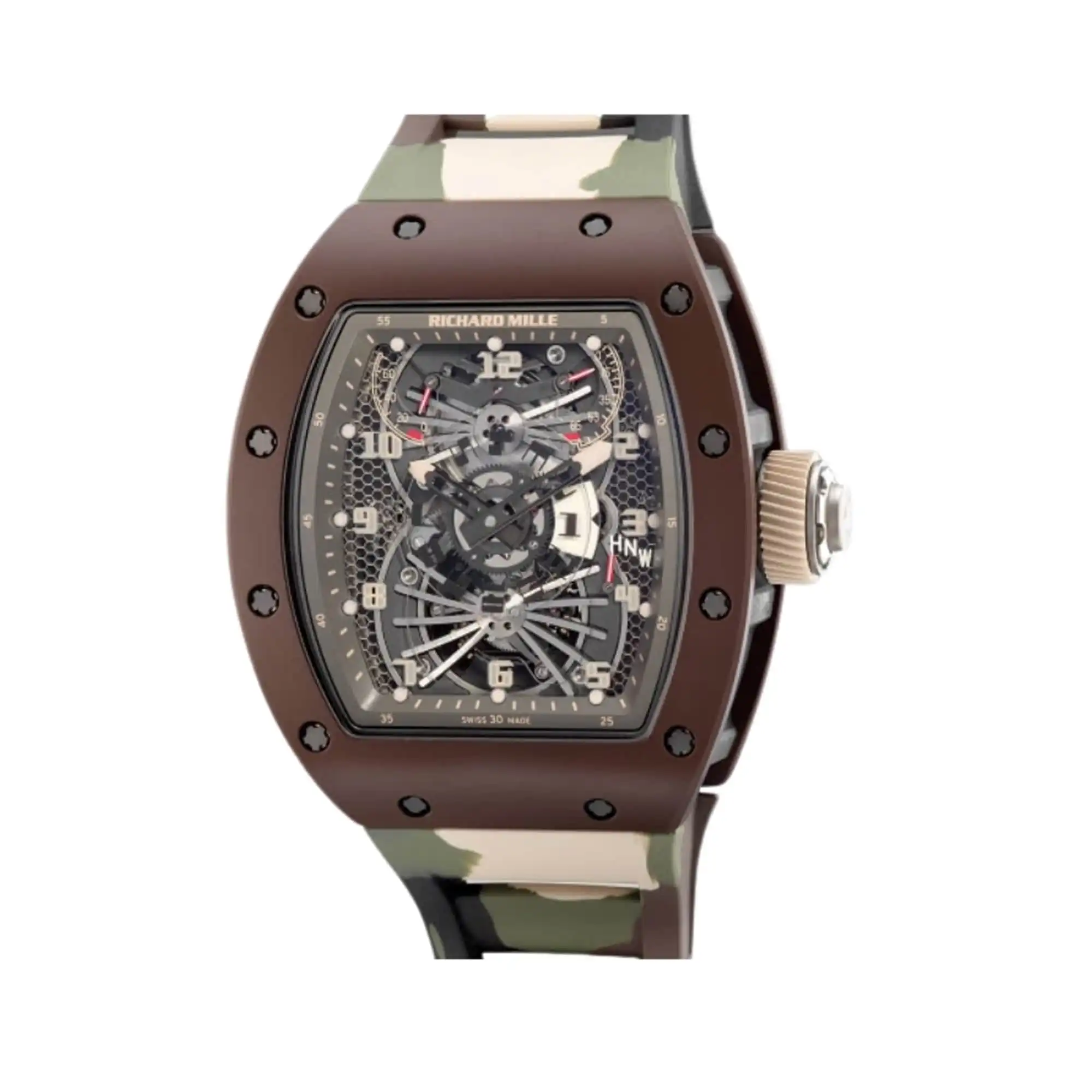 3wmkt2ype1y.webp Richard Mille Replica Tourbillon Aerodyne Brown Ceramic RM022 - Image 1
