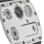 Richard Mille Replica RM UP-01 Ferrari Ultraflat Titanium Silver Dial Limited Edition - Image 5