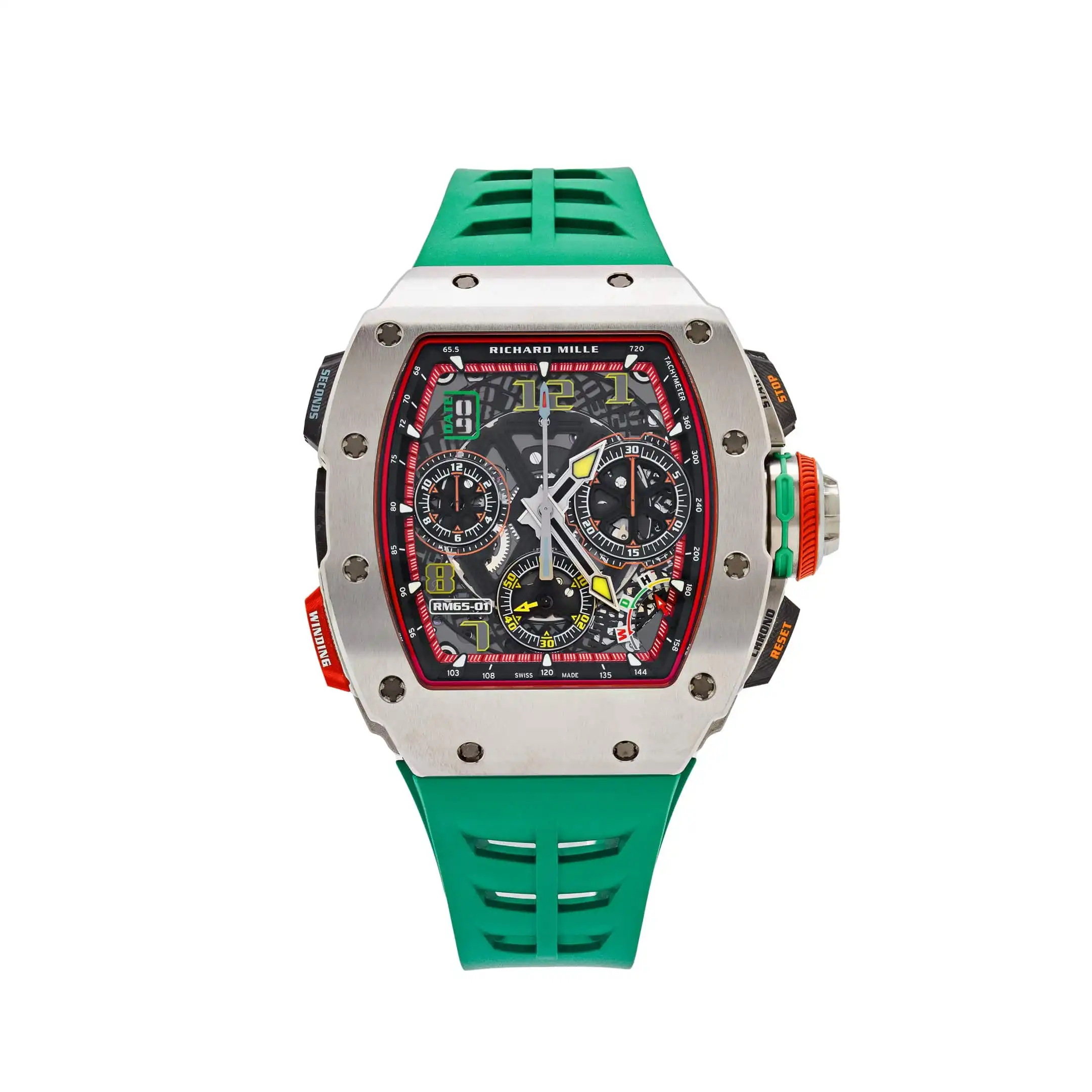 fhabkzjjrme.webp Richard Mille Replica RM 65-01 Automatic Split-Seconds Chronograph Titanium - Image 1