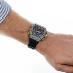 Richard Mille Replica RM 65-01 Automatic Split-Seconds Chronograph Grey Quartz TPT - Image 2