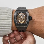 Richard Mille Replica RM 52-01 'Skull' Black Ceramic - Image 2
