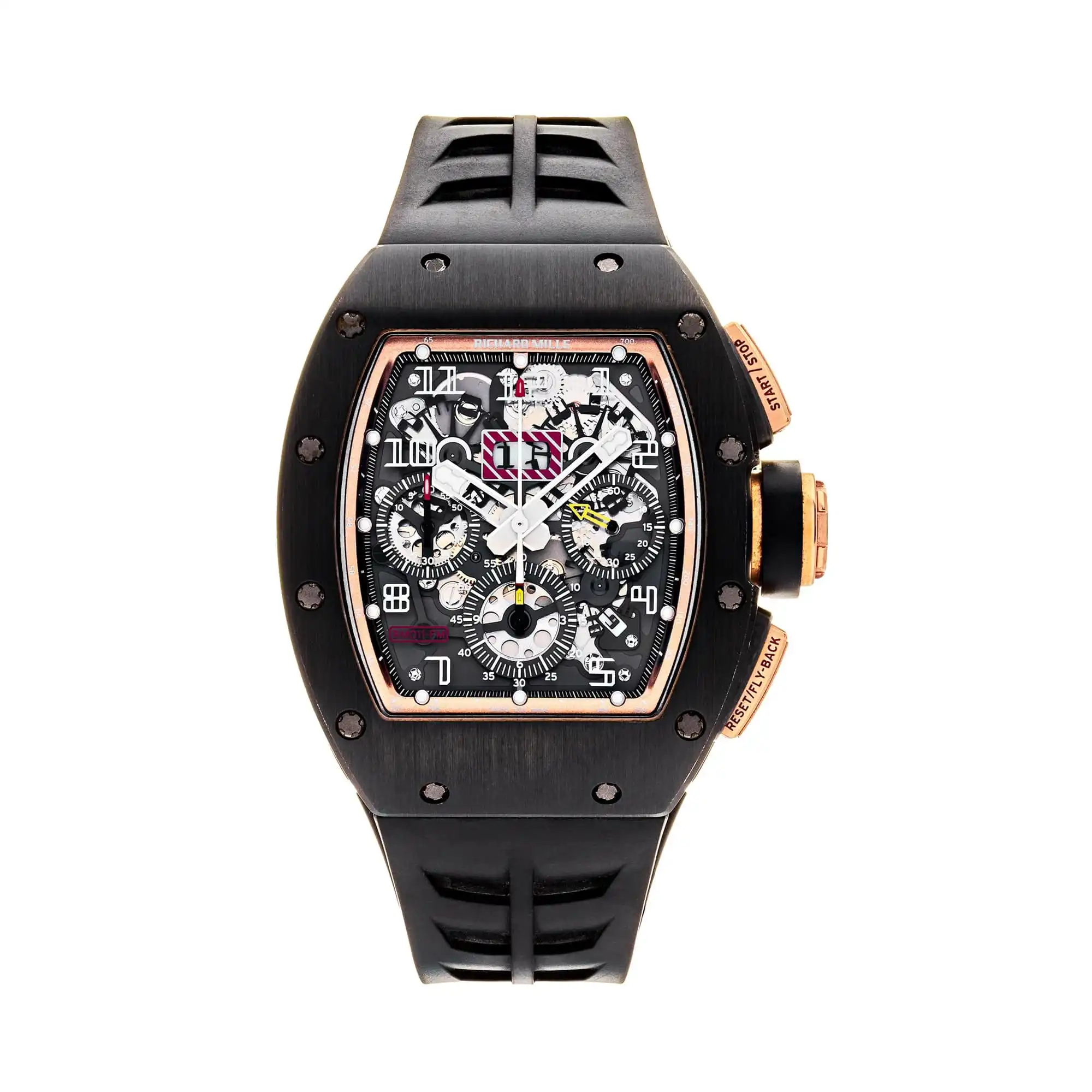 s1likbjouph.webp Richard Mille Replica RM 011 Felipe Massa Boutique Exclusive DLC Titanium Rose - Image 1