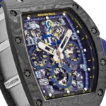 Richard Mille Replica RM 011 Automatic Flyback Chronograph Felipe Massa 10th Anniversary Carbon NTPT Titanium Limited Edition - Image 5