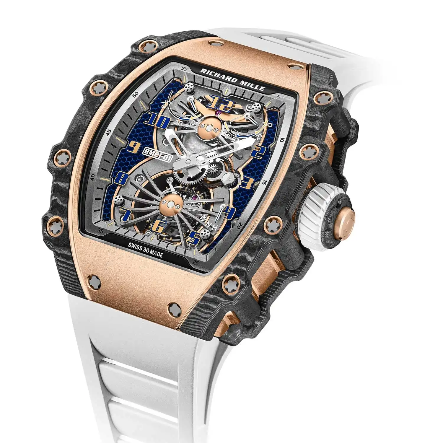 pp031trbwtp.webp Richard Mille Replica Manual Winding Tourbillon Aerodyne Carbon RM 21-01 - Image 1