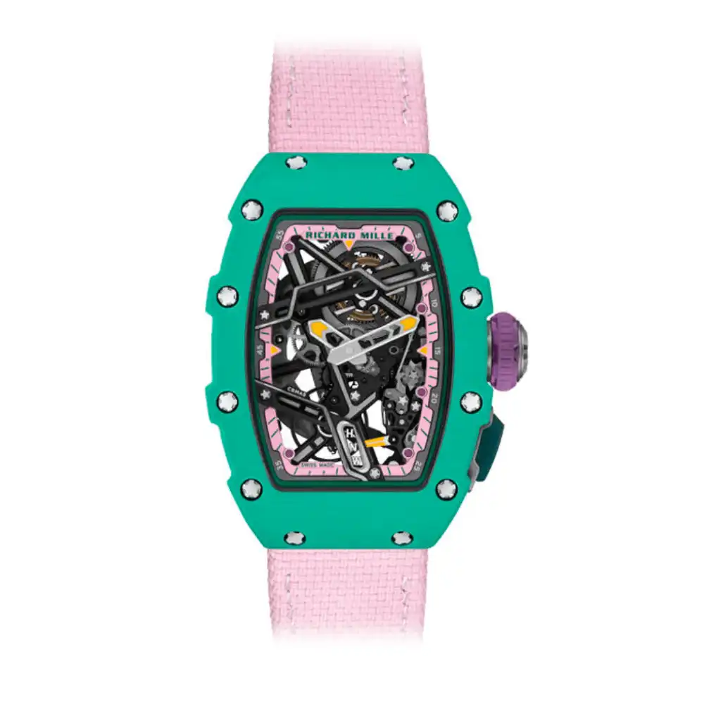 exos3jtk1am.webp Richard Mille Replica RM 07-04 'Ladies' Green Quartz TPT Automatic Sport - Image 1