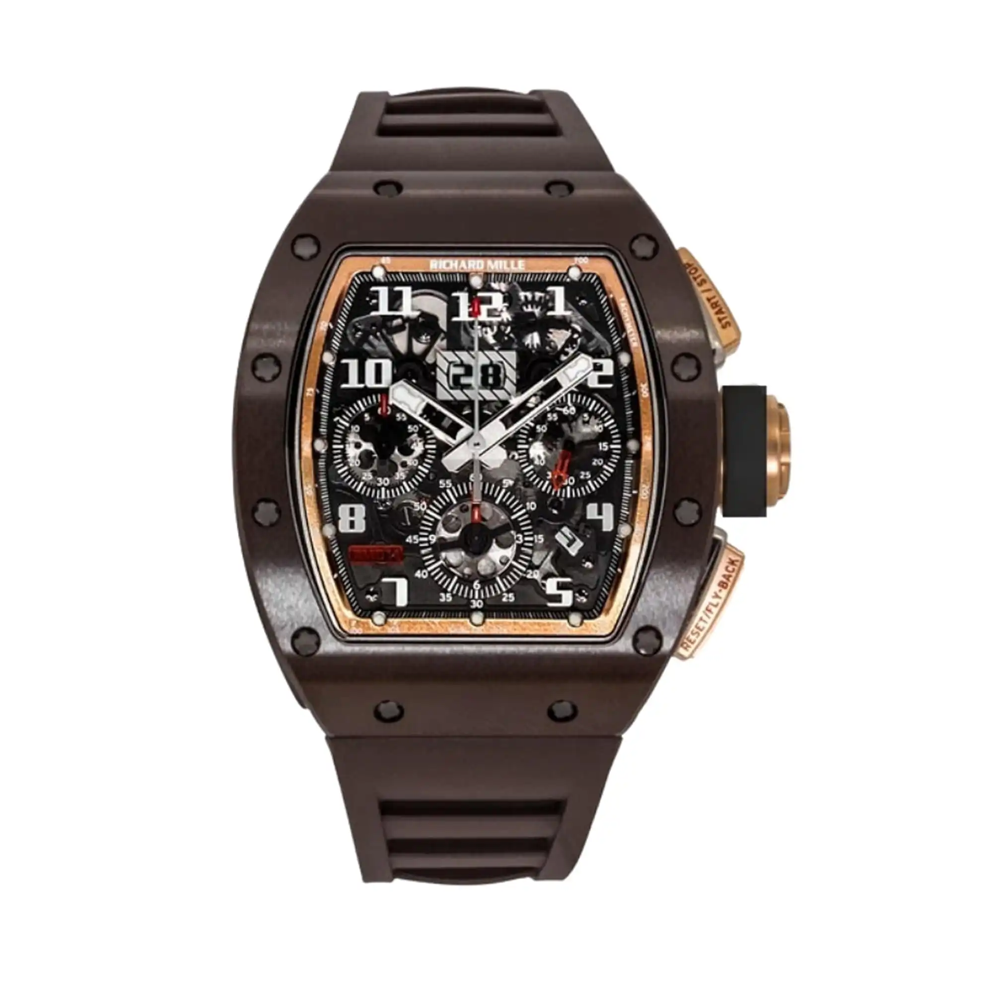 j0sw0rfbxln.webp Richard Mille Replica RM 011 Brown Ceramic TZP Asia Edition - Image 1