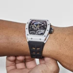 Richard Mille Replica RM 30-01 Declutchable Rotor White Ceramic - Image 2