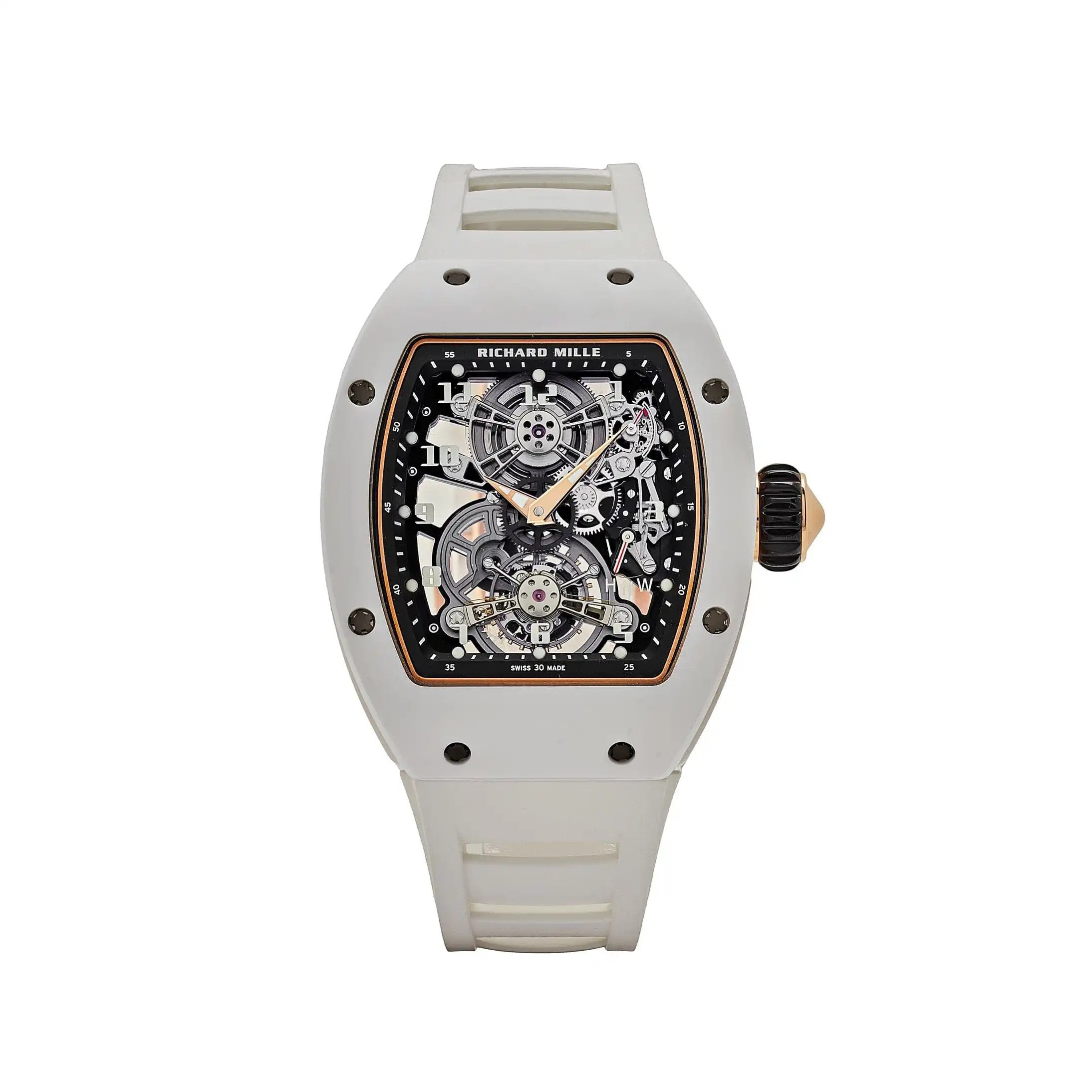jqha3ifqpkq.webp Richard Mille Replica RM 17-01 White Ceramic Rose Gold Manual Wind Tourbillon - Image 1