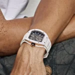 Richard Mille Replica RM 17-01 White Ceramic Rose Gold Manual Wind Tourbillon - Image 2