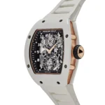 Richard Mille Replica RM 17-01 White Ceramic Rose Gold Manual Wind Tourbillon - Image 3