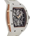 Richard Mille Replica RM 17-01 White Ceramic Rose Gold Manual Wind Tourbillon - Image 4