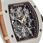 Richard Mille Replica RM 17-01 White Ceramic Rose Gold Manual Wind Tourbillon - Image 5