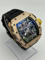 Richard Mille Replica RM 11-03 Flyback Chronograph Diamond Set Rose Gold - Image 3