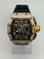 Richard Mille Replica RM 11-03 Flyback Chronograph Diamond Set Rose Gold - Image 4