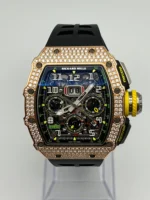 Richard Mille Replica RM 11-03 Flyback Chronograph Diamond Set Rose Gold - Image 5