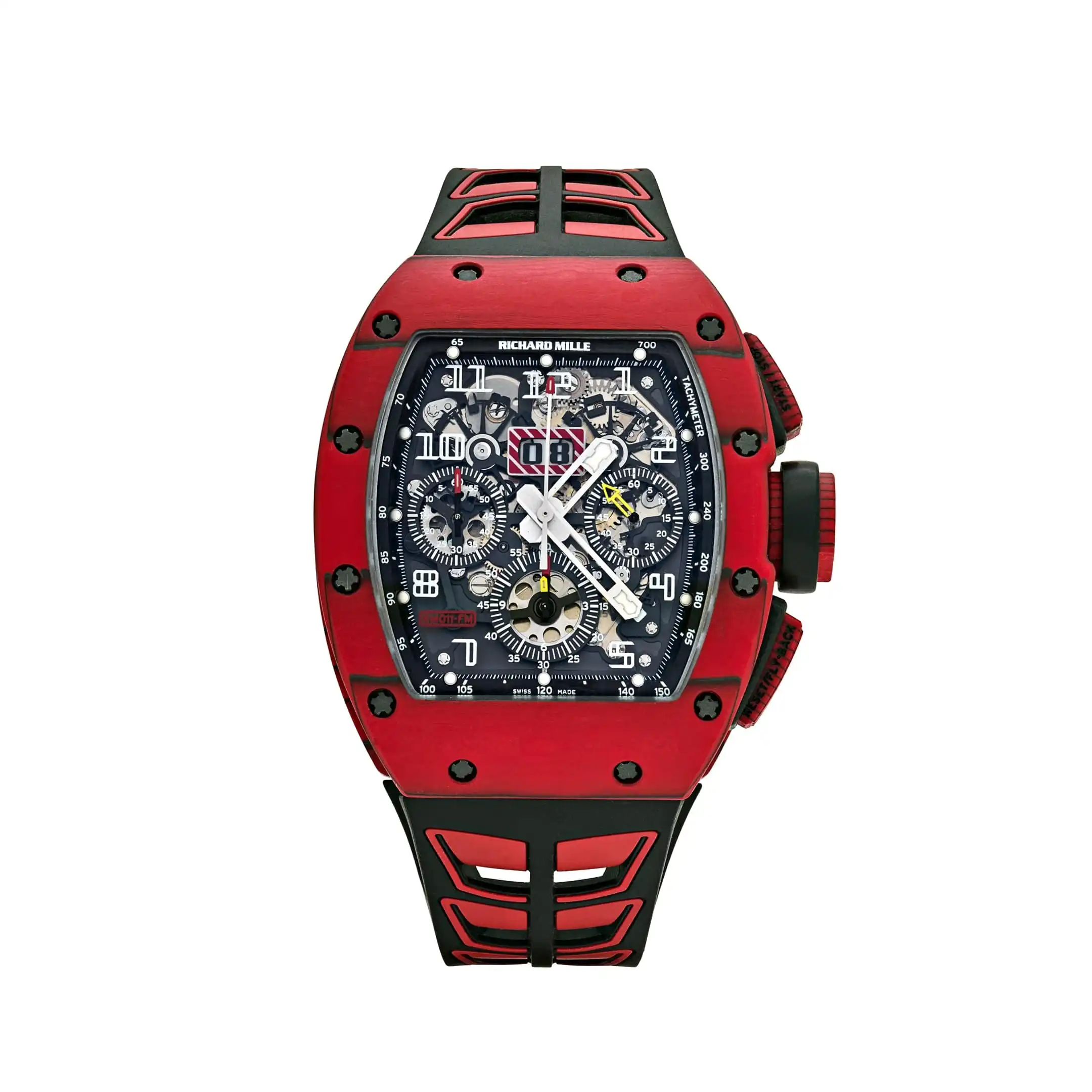 jaqdowhwklx.webp Richard Mille Replica RM 11-03 Automatic Flyback Chronograph Red Quartz TPT NT - Image 1