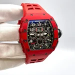 Richard Mille Replica RM 11-03 Automatic Flyback Chronograph Red Quartz TPT NTPT Titanium - Image 2
