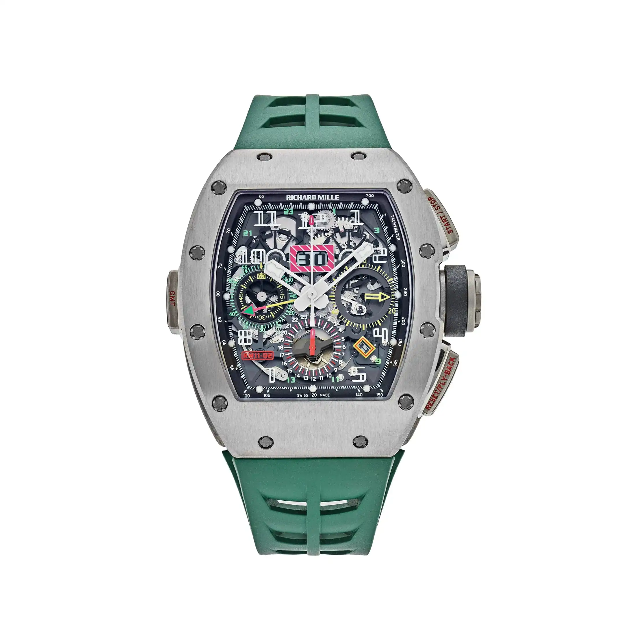 zmqiajszk0c.webp Richard Mille Replica RM 11-02 Titanium Flyback Chronograph GMT - Image 1