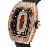 Richard Mille Replica RM 07-01 'Ladies' Rose Gold Diamond Set Jasper Dial - Image 2