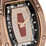 Richard Mille Replica RM 07-01 'Ladies' Rose Gold Diamond Set Jasper Dial - Image 4