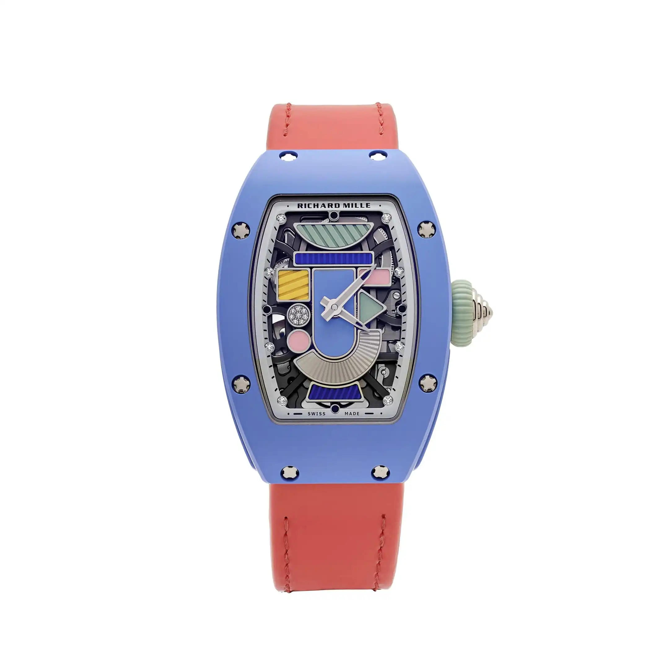 axfx4q5herd.webp Richard Mille Replica RM 07-01 'Ladies' Coloured Ceramics Powder Blue Ceramic Limited Edition - Image 1