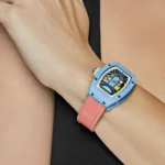 Richard Mille Replica RM 07-01 'Ladies' Coloured Ceramics Powder Blue Ceramic Limited Edition - Image 2