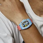 Richard Mille Replica RM 07-01 'Ladies' Coloured Ceramics Powder Blue Ceramic Limited Edition - Image 3