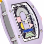 Richard Mille Replica RM 07-01 'Ladies' Coloured Ceramics Lavender Pink Limited Edition - Image 5