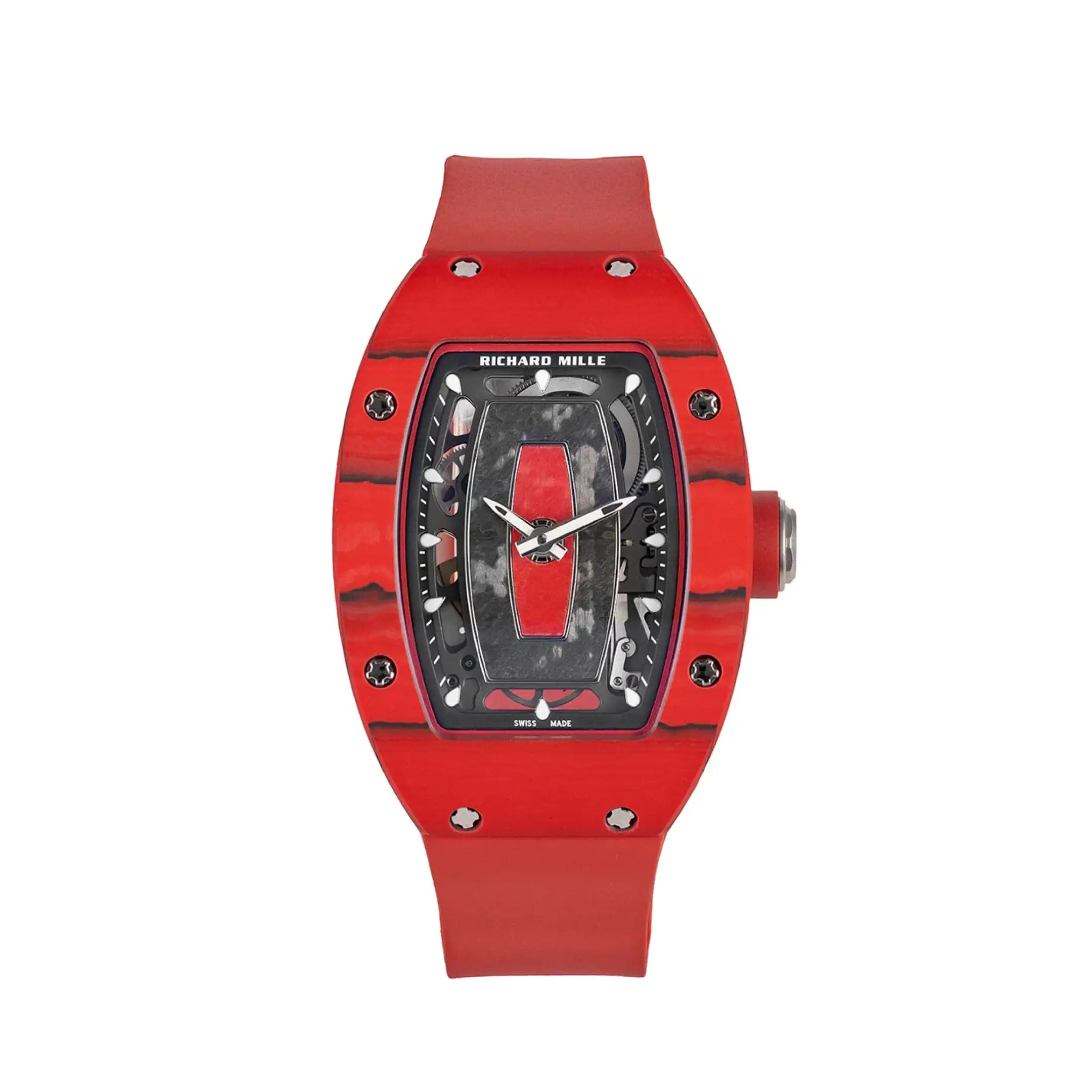 23zzzvkjrh5.webp Richard Mille Replica RM 07-01 'Ladies' 'Racing Red' Carbon Red Quartz TPT Limited Edition - Image 1