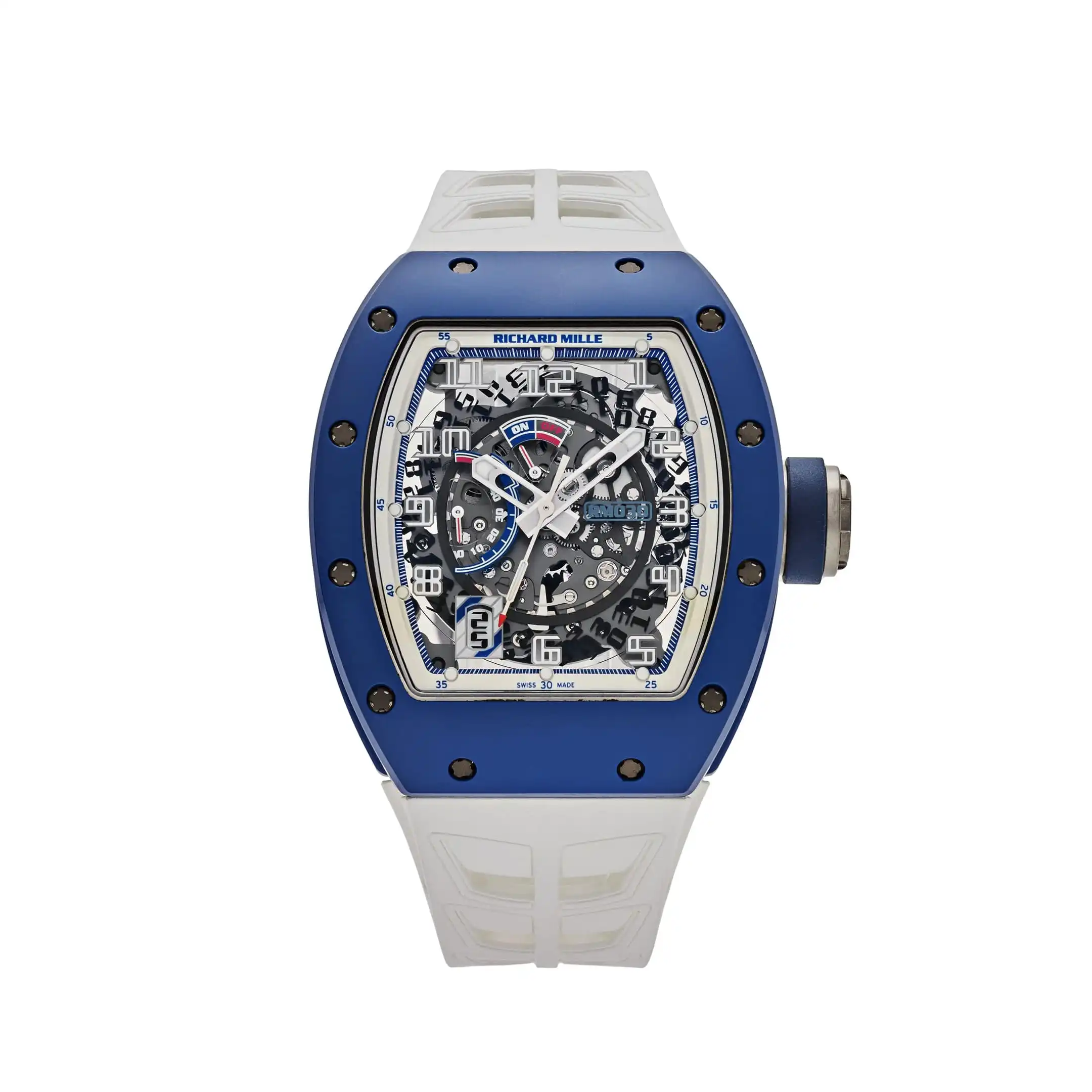 lla3vijrcpm.webp Richard Mille Replica RM 030 Blue Ceramic Boutique Edition - Image 1
